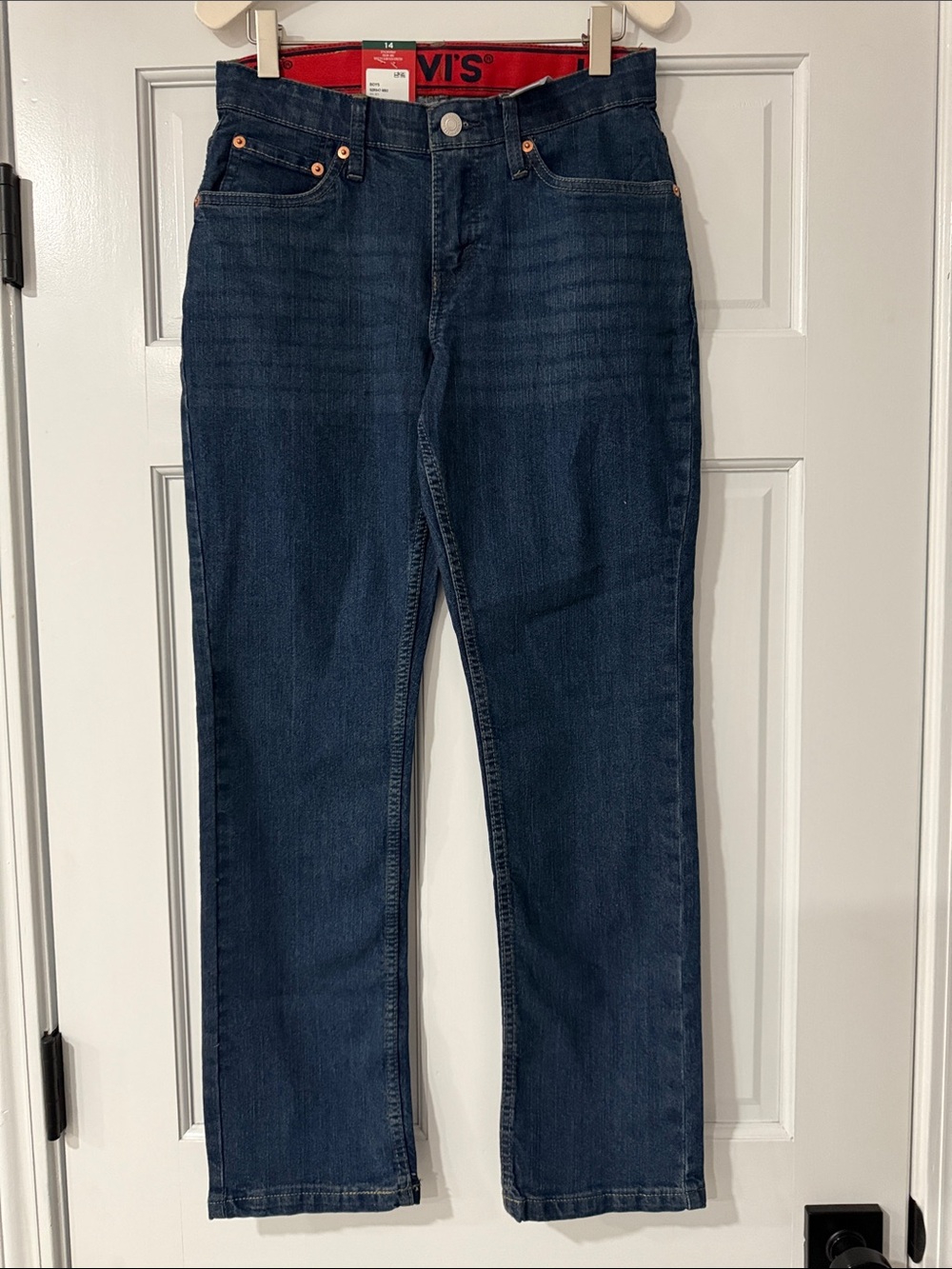 Levi's 511 Slim Boys  Blue Flex Stretch  Jeans Size 14 Reg  27x 29 BNWT